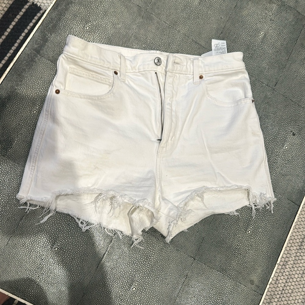 Abercrombie Ultra High Rise Mom's Shorts